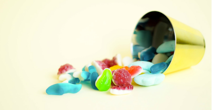 multi-colored chewable vitamins
